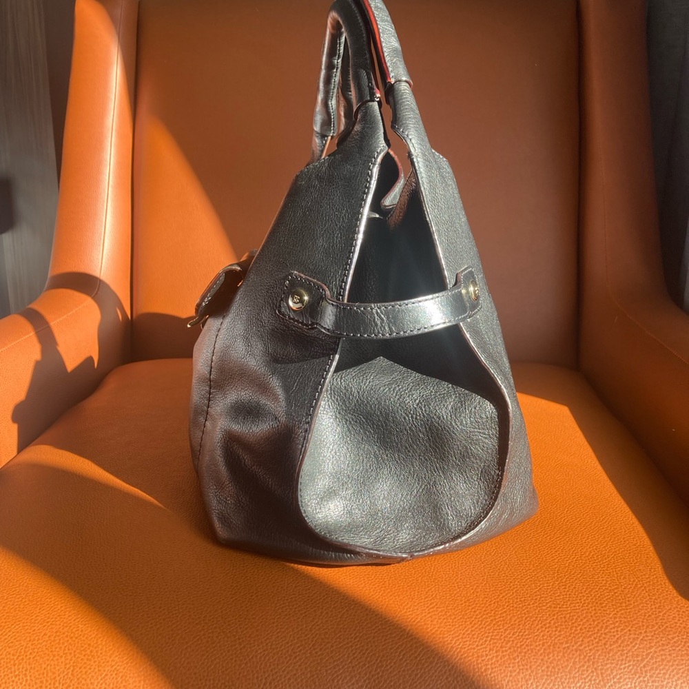 Kate Spade Black Leather Satchel - Picture 4 of 9